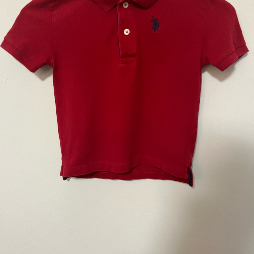 Kids' Vibrant Red Polo Assn Shirt size XS 4-5 t-Shirt polo casual